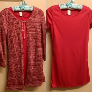 🆕 Girls 2-Piece Dress w/Coat - Size 10/12